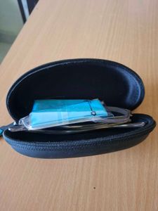 Clear Frame Eyeglasses with Case