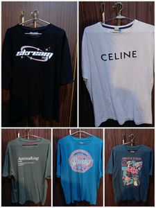Oversized T-Shirts Set of 5