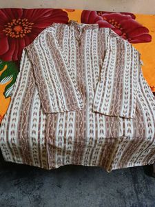 Striped Cotton Kurta Shirt