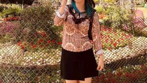 Boho fashion Paisley Print Long Sleeve Top