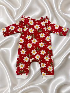 Babyhug Floral Full Sleeves Romper | 0-6 months