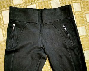 Black Joggers with Zipper Pockets