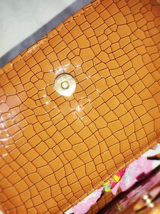 Chic Crocodile Embossed Shoulder Bag