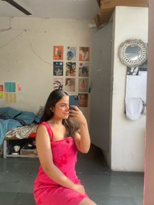 Pink Floral Mini Dress