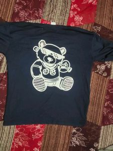 Cute Teddy Bear Graphic T-Shirt