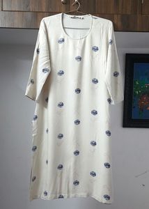 Smitten Off White Kurta