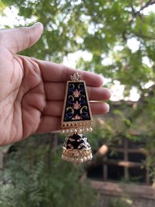Gold Plated- Beautiful Meenakari Earrings 👌👌