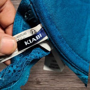 Kiabi luxurious Teal Lace Padded Bra