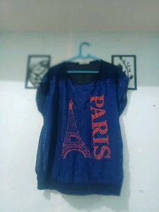 Beautiful navy blue top