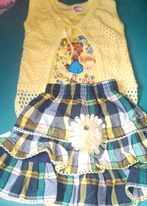 Baby Girl Skirt-top