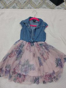 Denim & Floral Dress