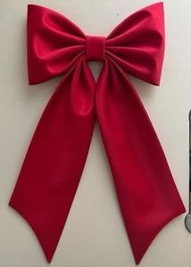 Elegant Red Bow Hair Clip