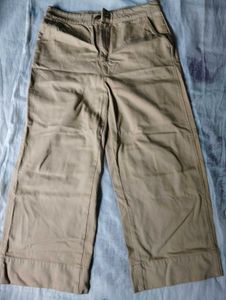 Relaxed Fit Wide Leg Pants