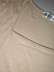 Zara Long Sleeve Square Neck Top