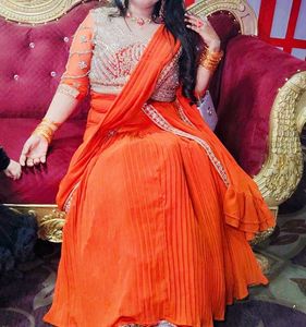Mermaid Style Heavy Lehanga Type Dress Saree
