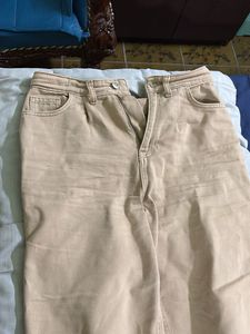 Women's Khaki Straight Leg Pants