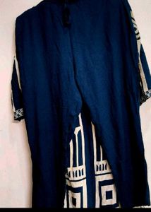Elegant Geometric Print Kurta Set