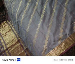 Elegant pure silk organza saree