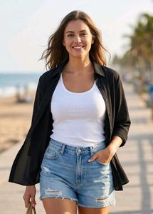 Classic Black Button-Down Shirt