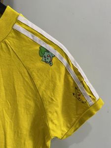 Vibrant Yellow Graphic Tee