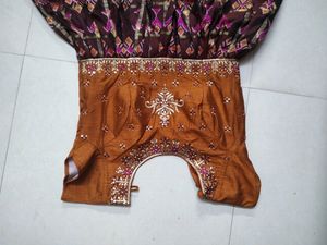 Semi Pattu Chudidhar Set