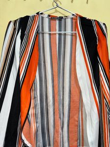 Tri Colour Outer Shrug