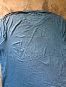 Blue Men's Crew Neck T-Shirt