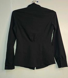 Classic Black Button-Down Shirt