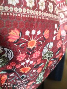 Beautiful Ethnic Skirt with Peacock Motif