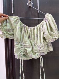 Floral crop top