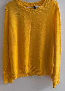 H&amp;M - Yellow Knit Sweater