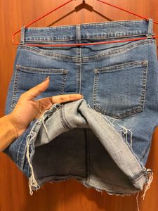 Blue washed Mini Skirt 🎀