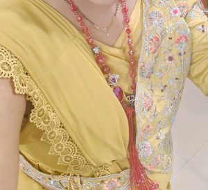 Lehenga Saree With Stitched Blouse And Belt