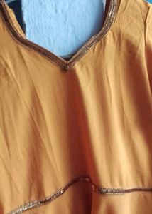 Yellow umbrella kurti