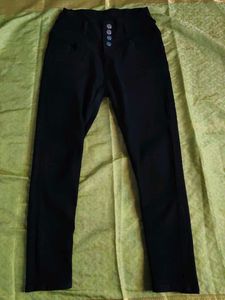 High Waisted Black Pants