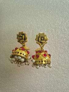 Customized Exquisite Jhumka Earrings - Unused