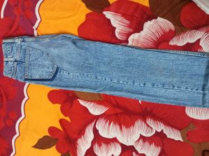 Stylish Light Wash Wide Leg Jeans