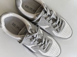 Stylish Grey &amp; White Sneakers