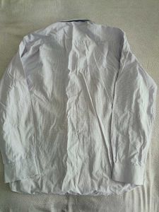 Men's Grey Chequed Long Sleeve Shirt