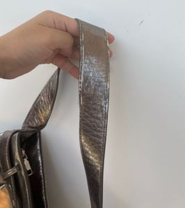 Chic Metallic Silver Shoulder Bag