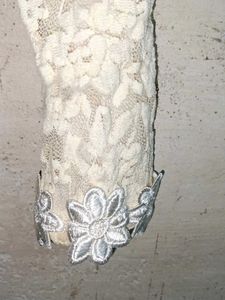 Lace Blouse with High Neck