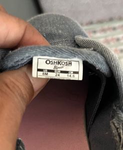 OshKosh Denim Slip-On Shoes with welcrow closure
