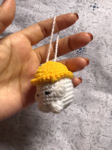 Handmade Crochet Ghost Charm