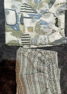 Abstract Print Casual Top