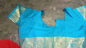 Blue Saree with Blouse