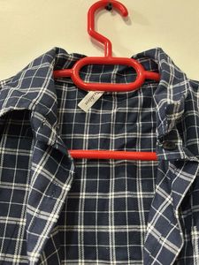 Classic Navy Checkered Shirt