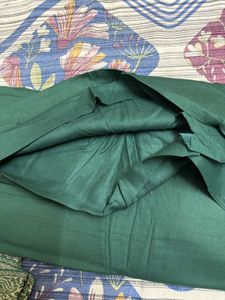 Elegant Emerald Green unstitched suit