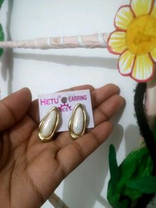 Elegant Stone Stud Earrings