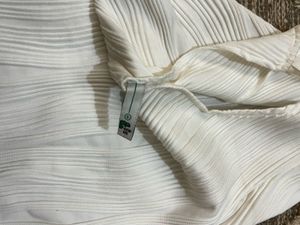 White Textured Bodycon Dress