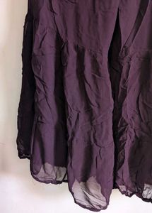 Embroidered Purple Kurta